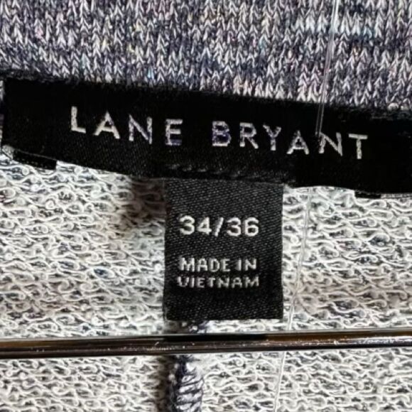 NWOT Lane Bryant Blue and Purple Sweater size 34/36 - Picture 5 of 6